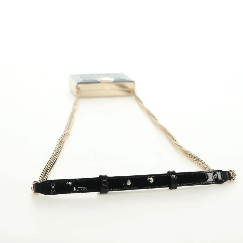 Chanel Matelasse Boy Chain Wallet Shoulder Bag Black